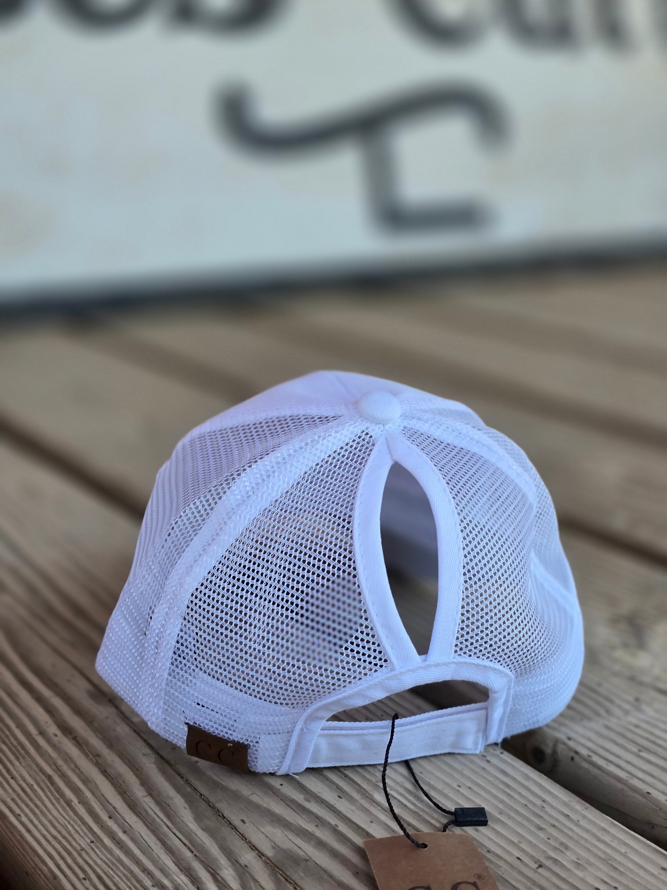 Lazy SL Brand Ponytail Hat