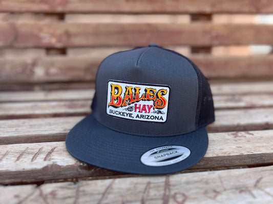 Bales Hay Logo Flat Bill Hat