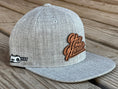 Load image into Gallery viewer, Hay Hustler Leather Patch Flat Bill Hat