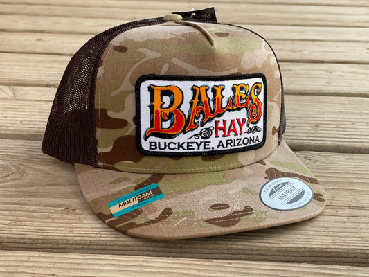 Bales Hay Logo Flat Bill Hat