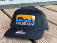 Load image into Gallery viewer, This hat is both well-made and comfortable to wear that features the first patch we ever designed! It represents the horses we feed, and the landscape we live in.