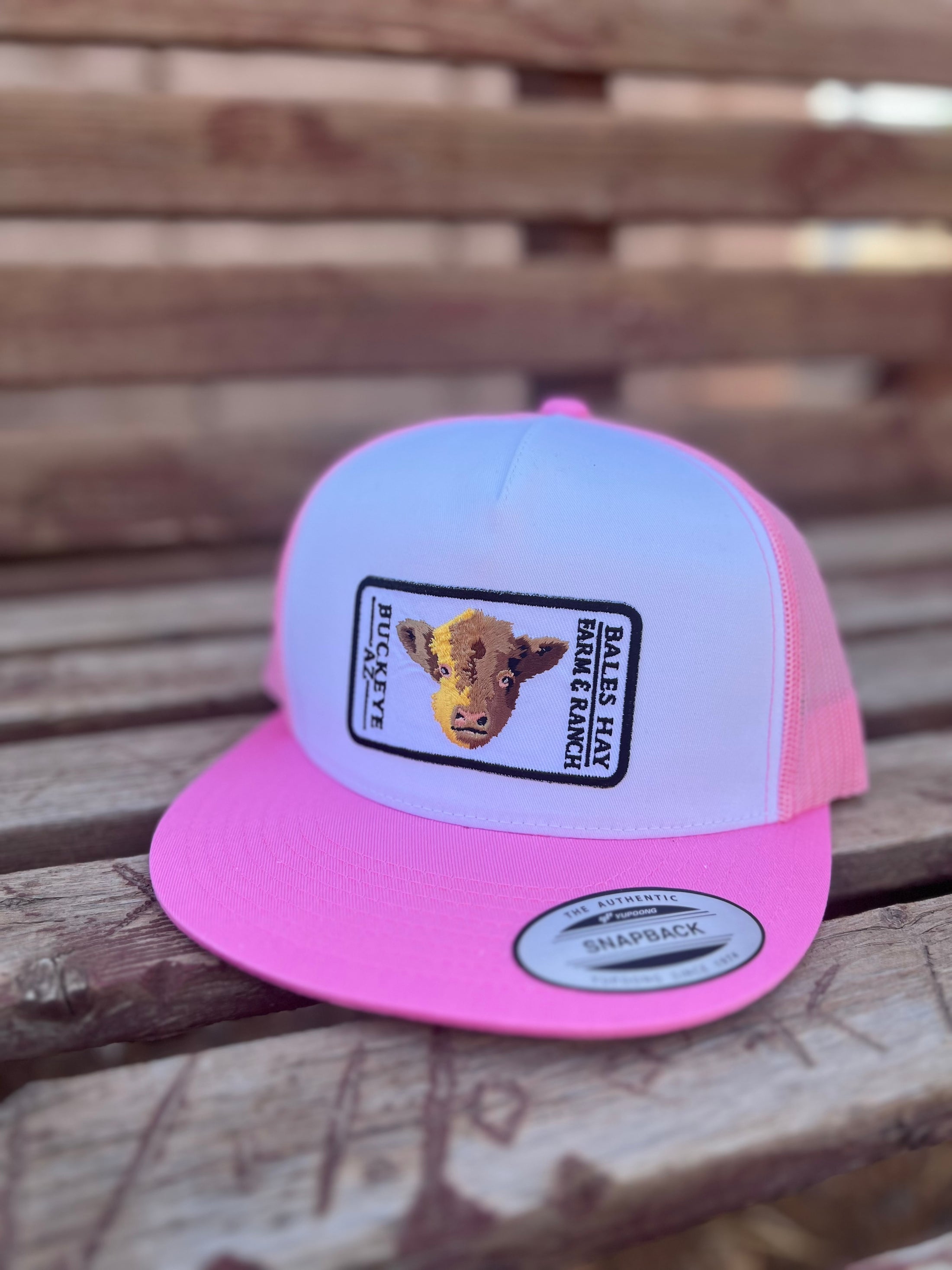 Cowpoke Classic Trucker Flat Bill Hat