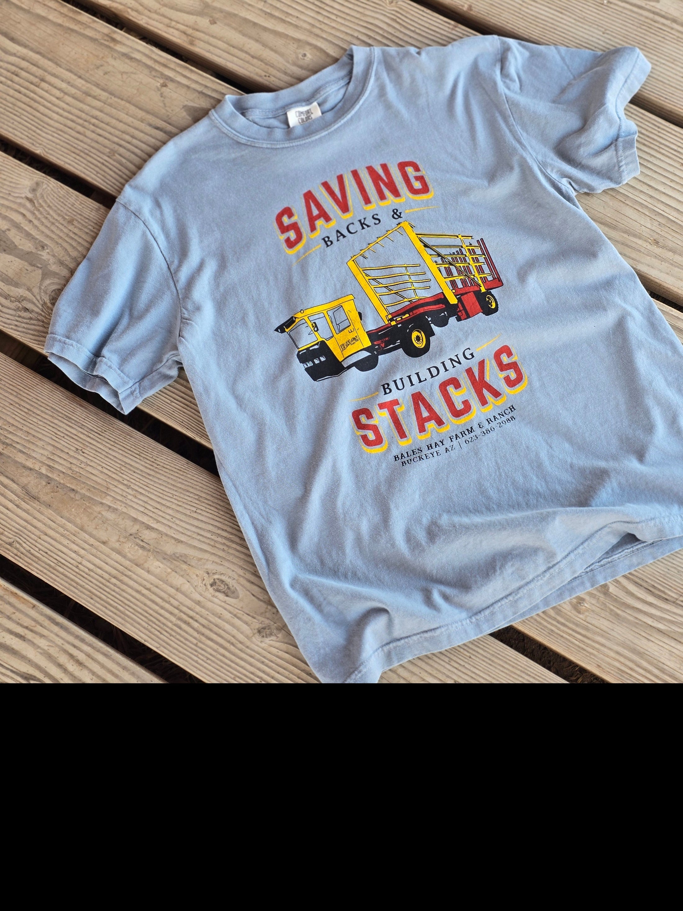 Saving Backs, Building Stacks T-Shirt