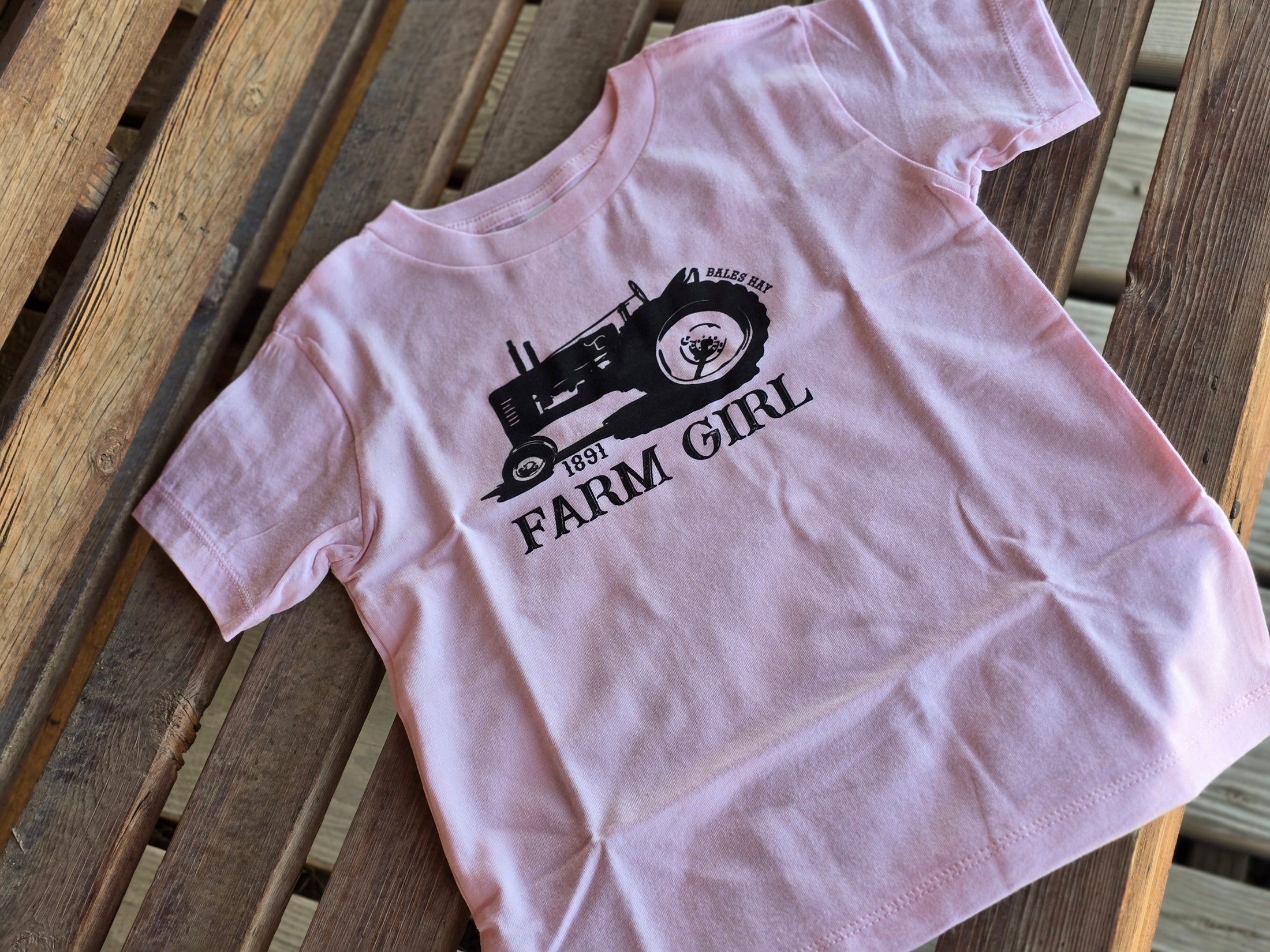 Kids Farm Girl T-Shirt
