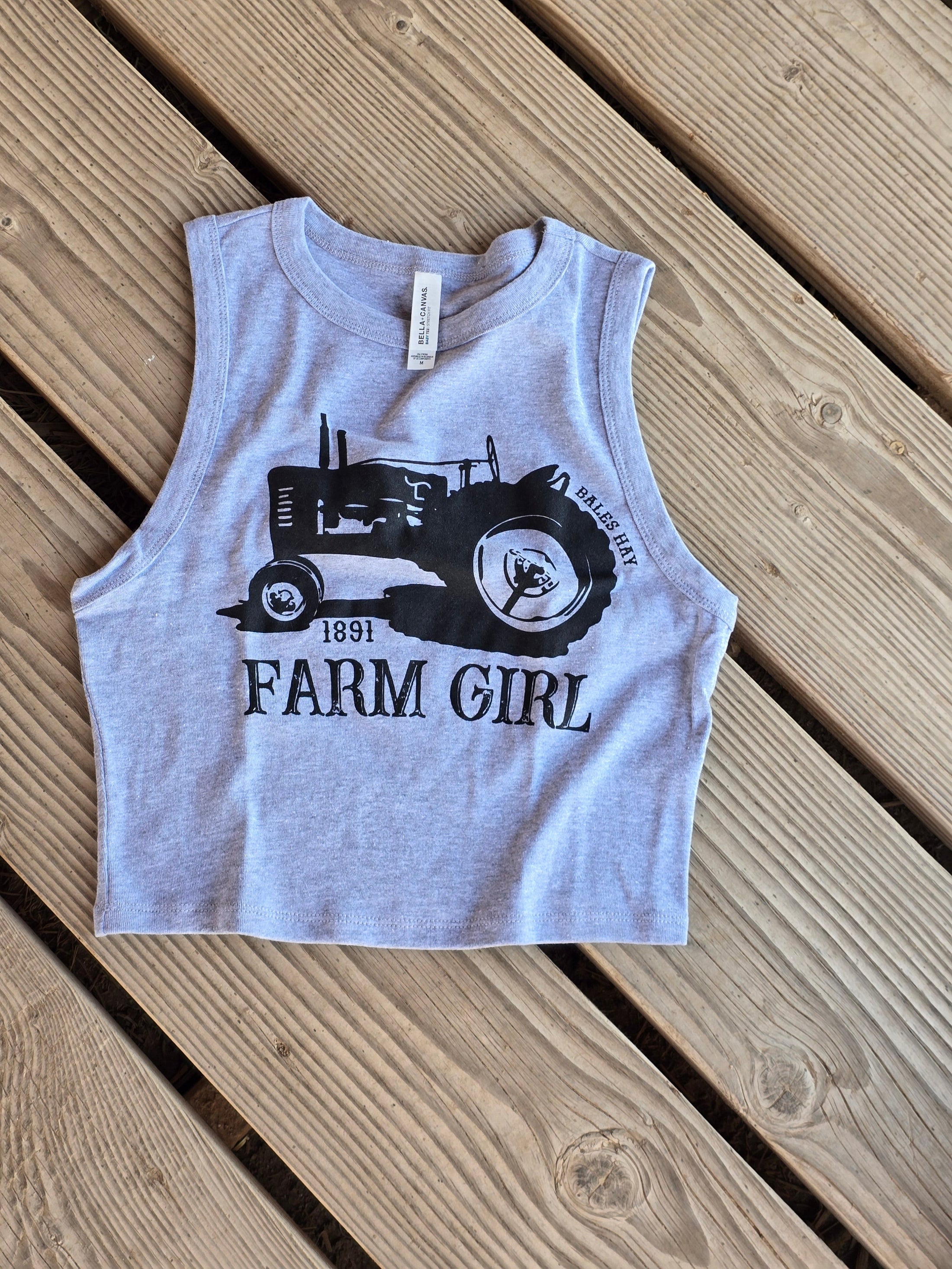 Farm Girl Cropped Tank Top
