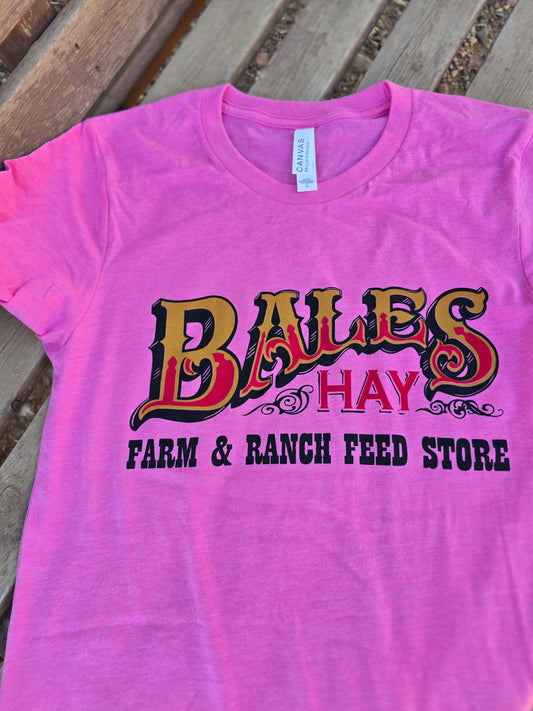 Original Bales Logo Shirt Pink