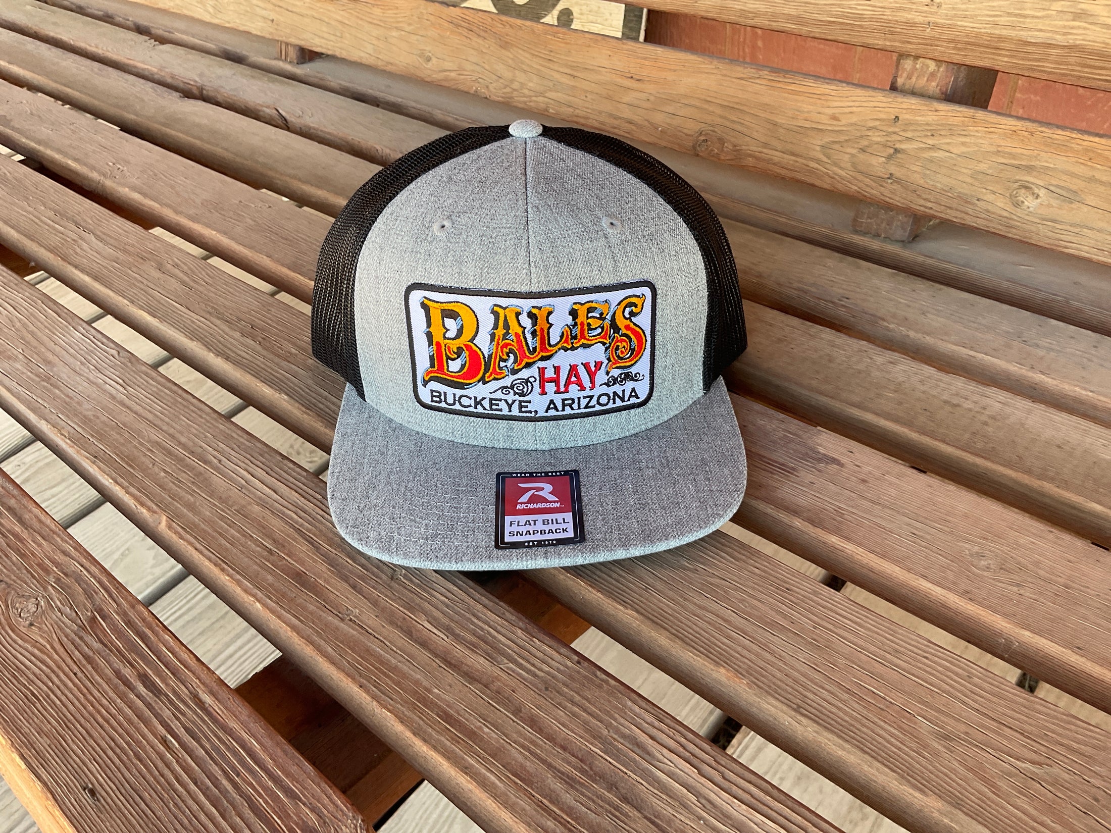 Bales Hay Logo Flat Bill Hat