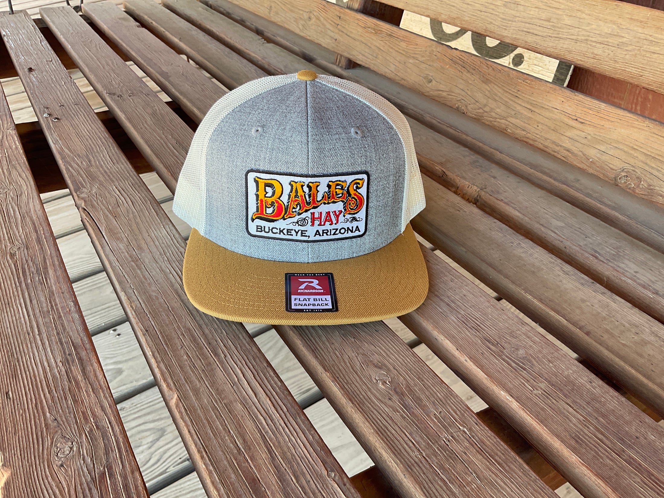 Bales Hay Logo Flat Bill Hat