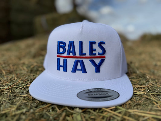 Bales Hay, Simple Flat Bill