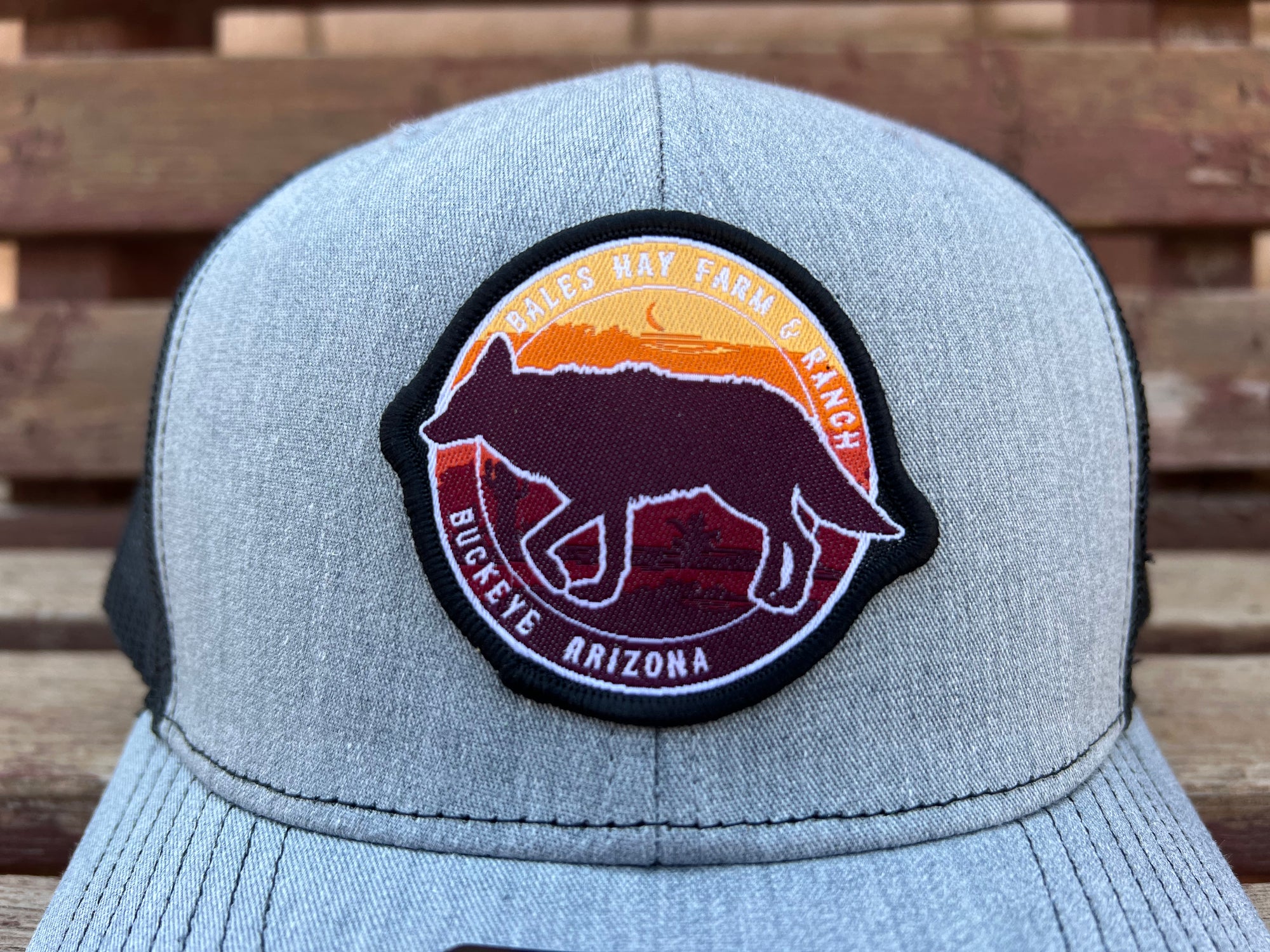 Sunset Coyote Woven Patch