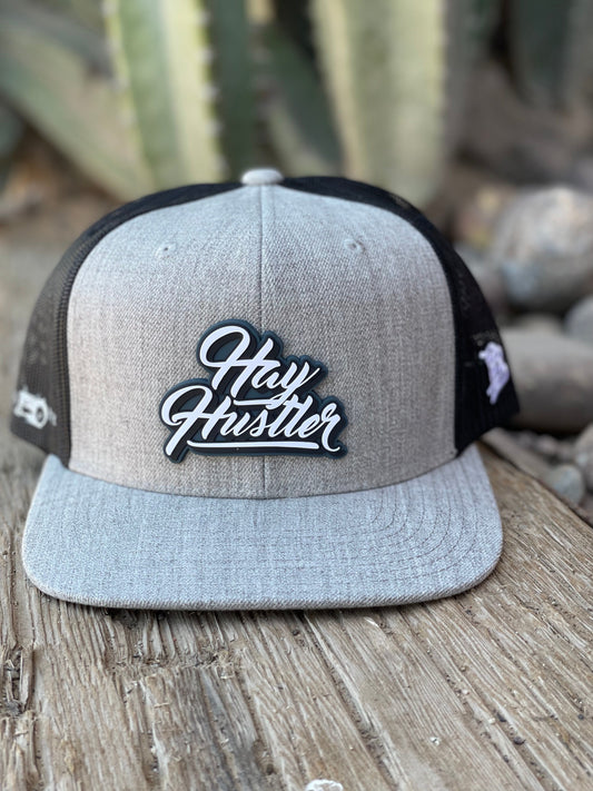 Hay Hustler Stamp Hat Flat Bill