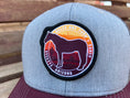 Load image into Gallery viewer, Sunset Horse Woven Patch Curve Bill
