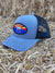 This hat is both well-made and comfortable to wear that features the Arizona flag as the background of our oval patch and a custom stitched Bales quarter horse. 