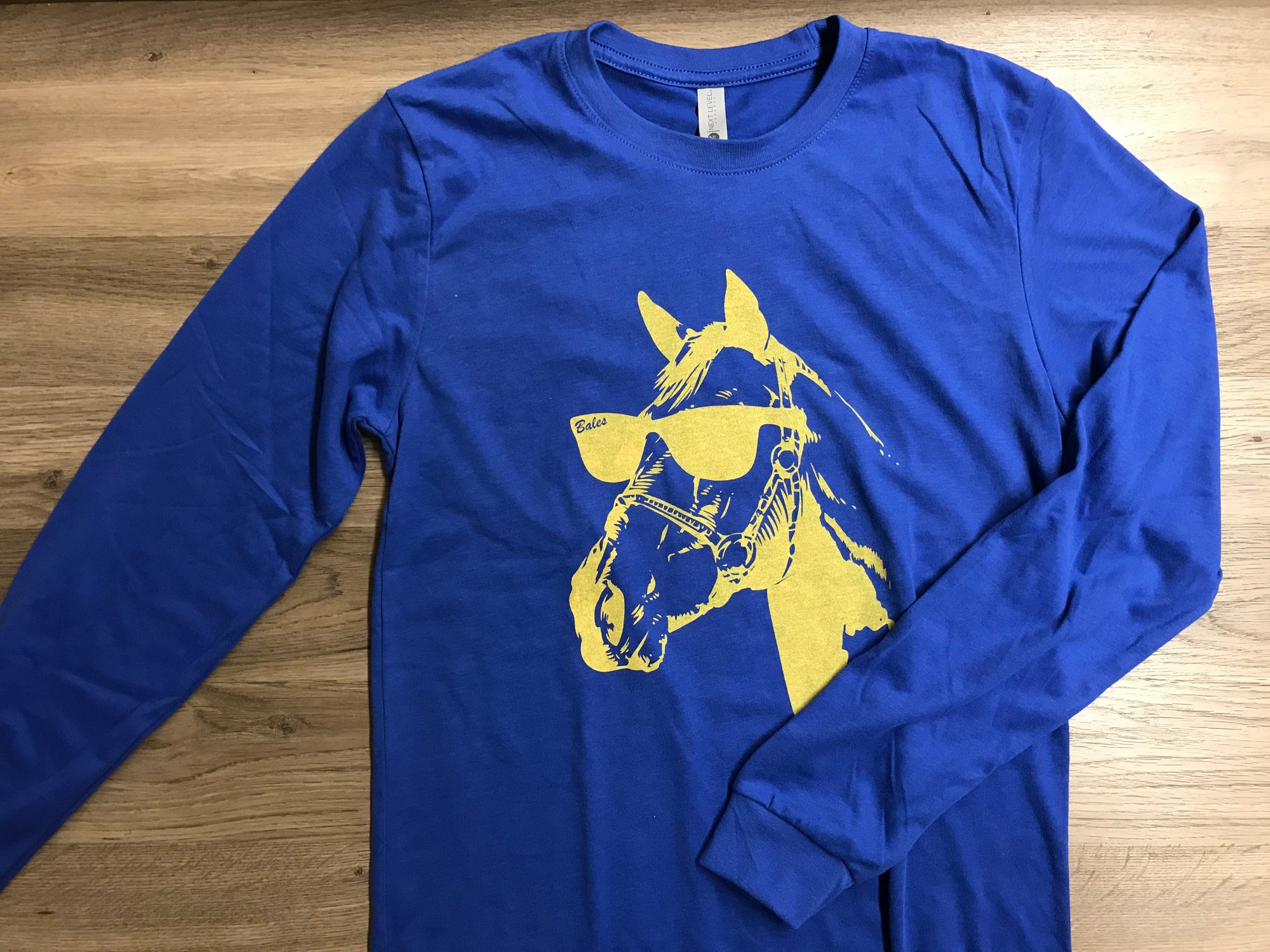 Cool Horse Long Sleeve - Royal Blue