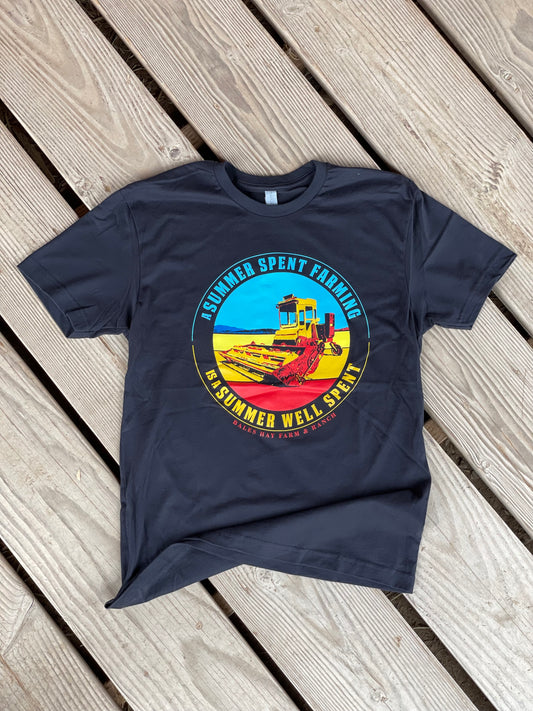 A Summer Spent Farming Tee - Black
