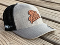 Load image into Gallery viewer, Hay Hustler Leather Patch Curve Bill Hat
