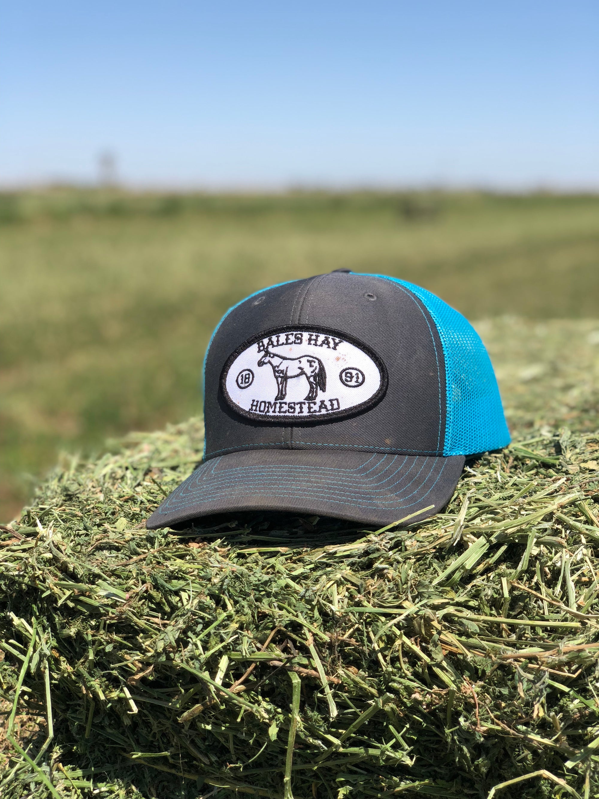 Homestead Oval Horse Patch Trucker Hat - MULTIPLE COLORS