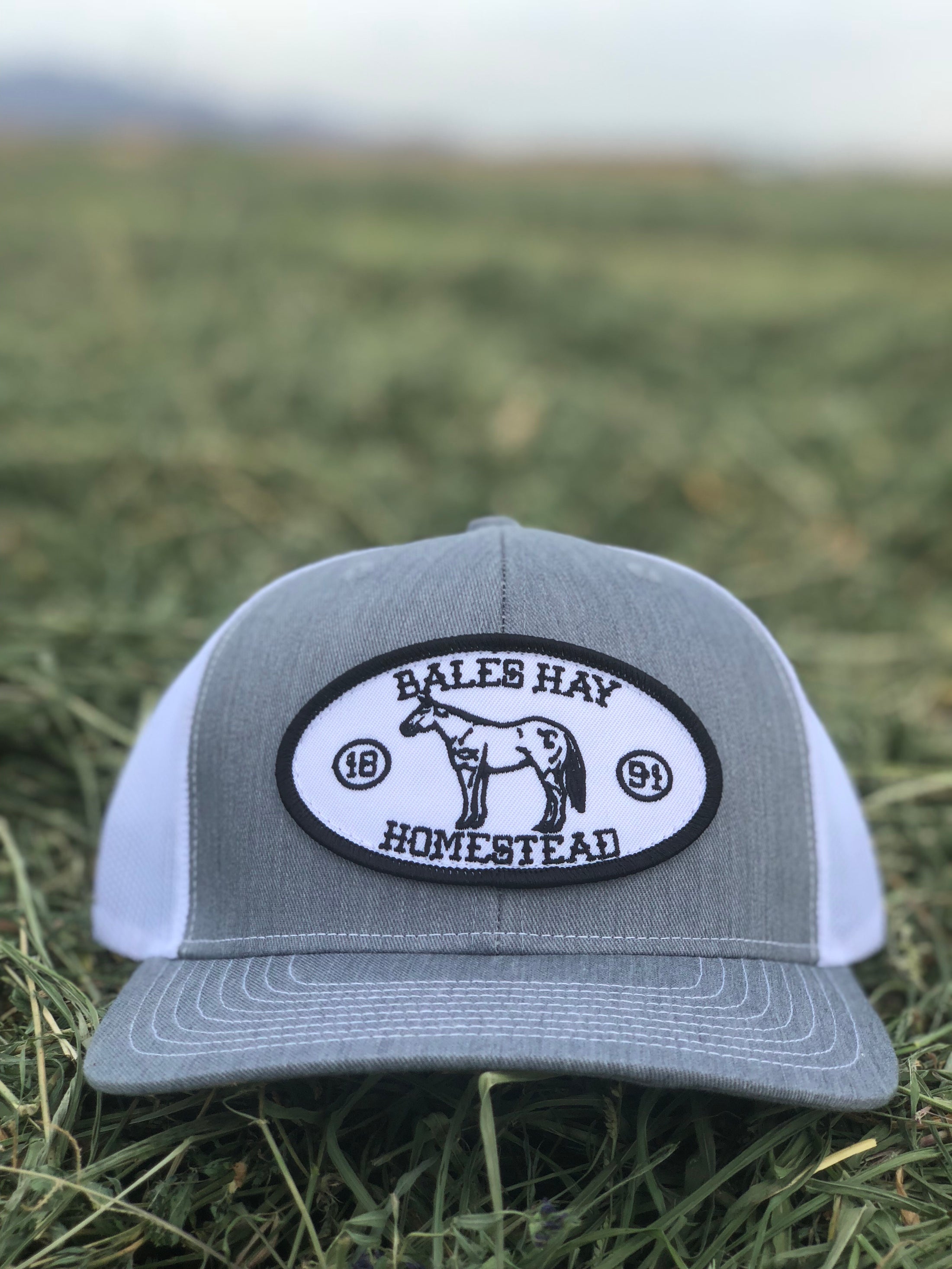 Homestead Oval Horse Patch Trucker Hat - MULTIPLE COLORS