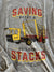 Saving Backs, Building Stacks Long Sleeve - Heather Grey