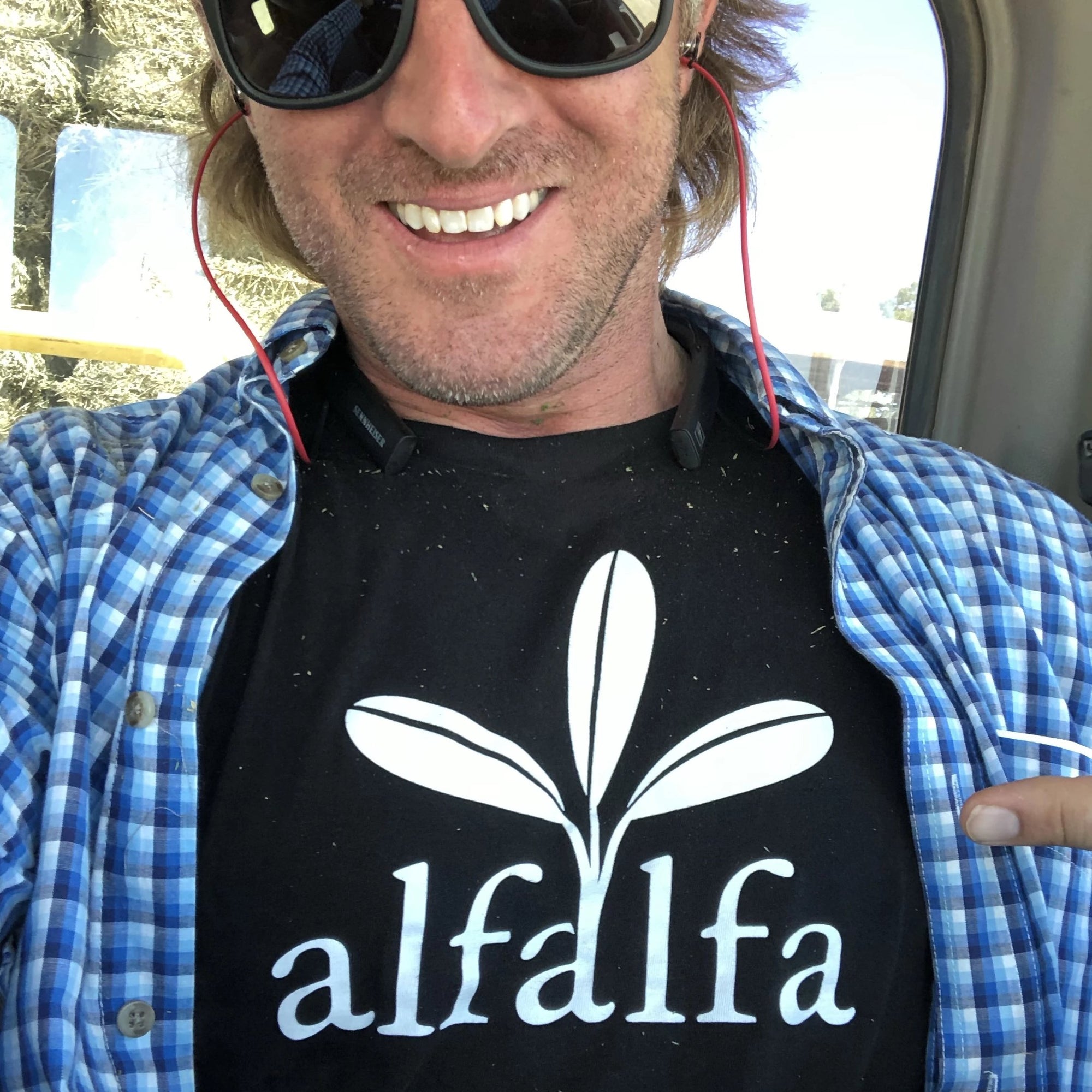 The Alfalfa Tee - Black