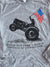 American Bucking Tractor Long Sleeve - Heather Grey